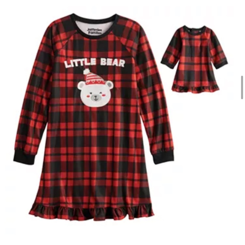 Cuddl Duds matching family Christmas pajamas